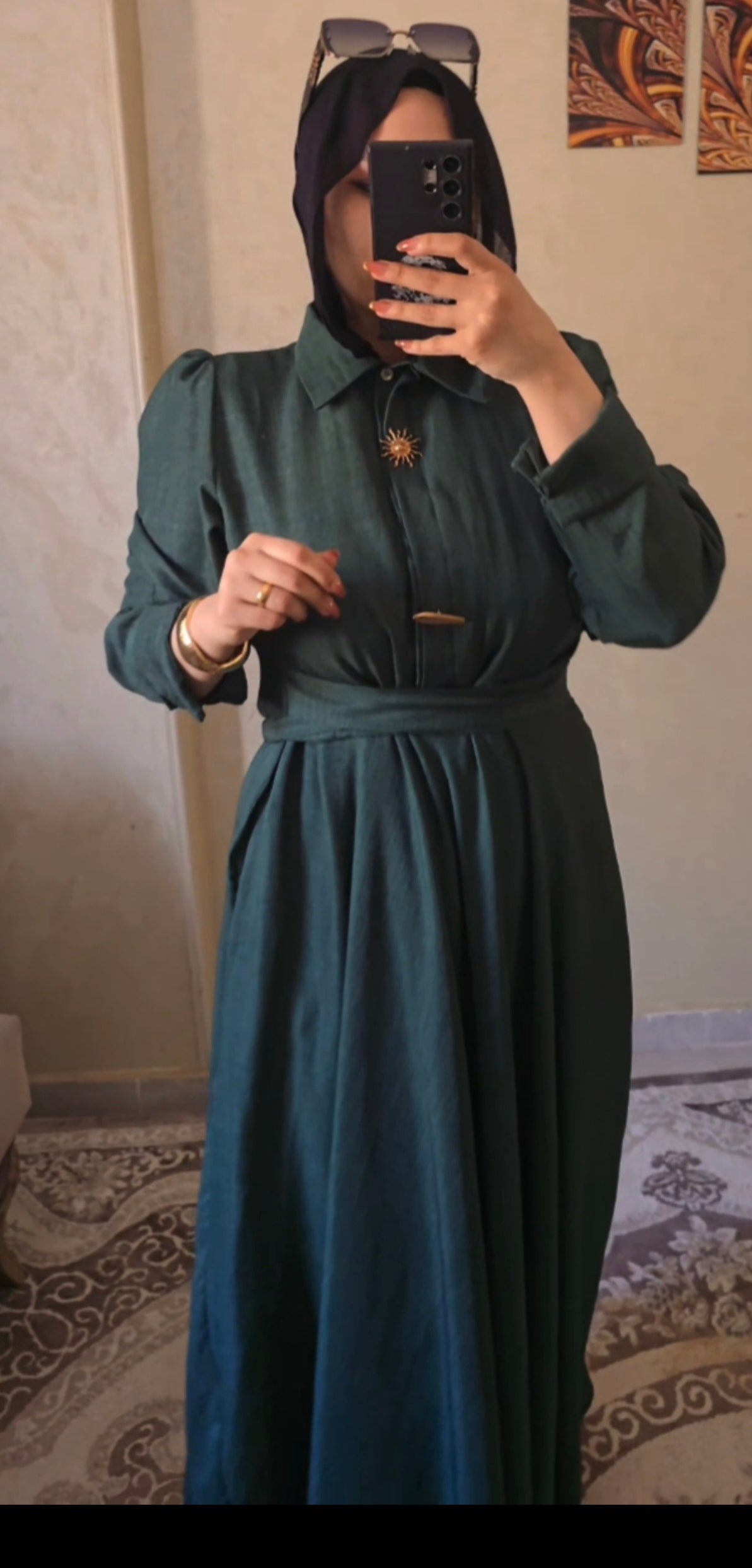 Lill dress - Dark Green