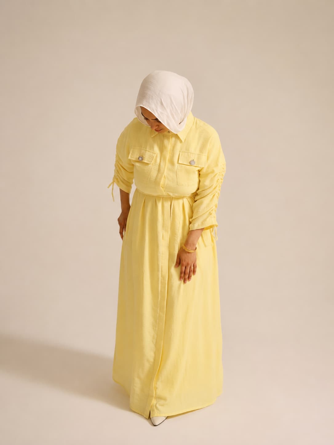 Allia Dress - Butter Yellow