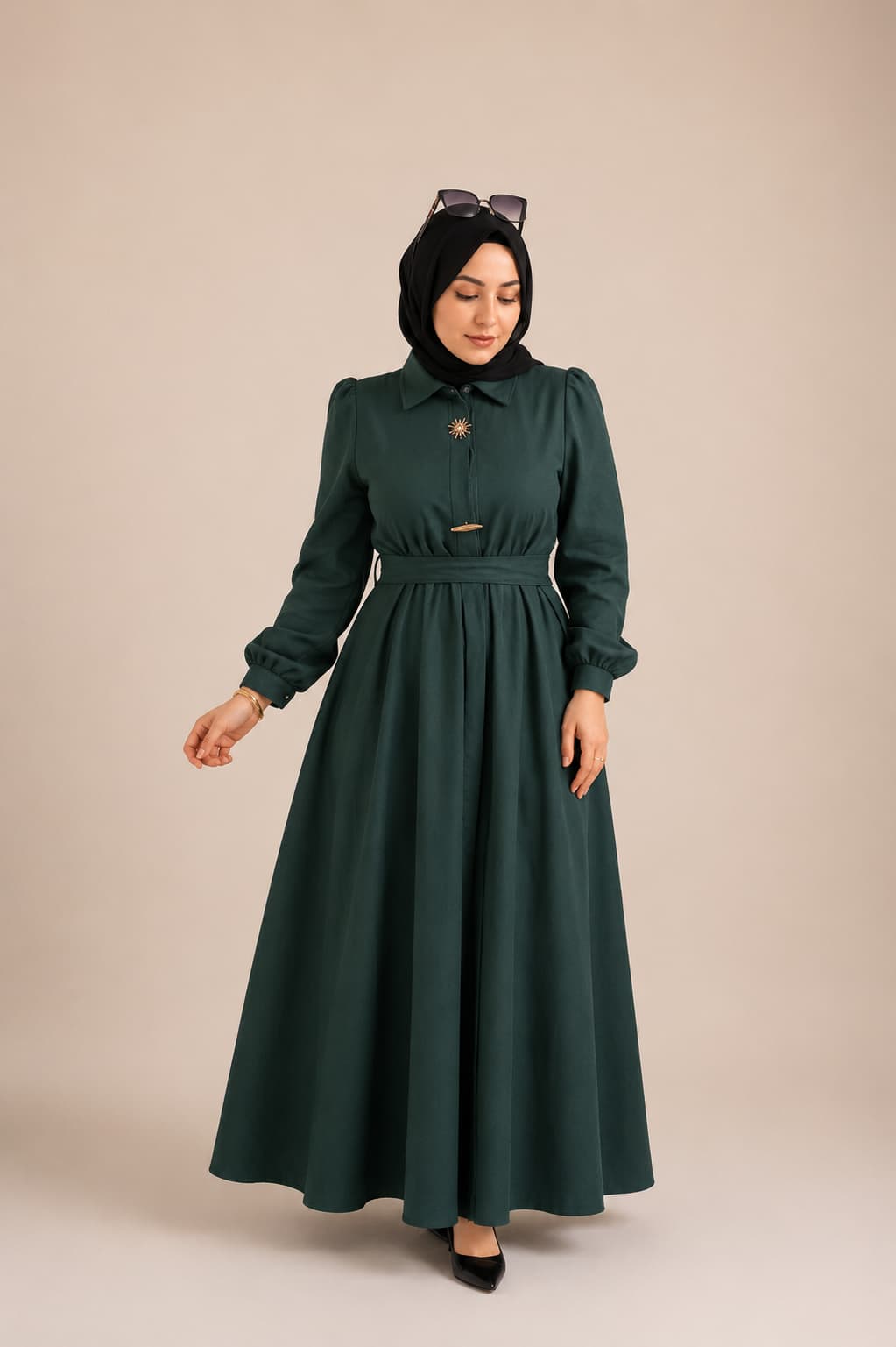 Lill dress - Dark Green