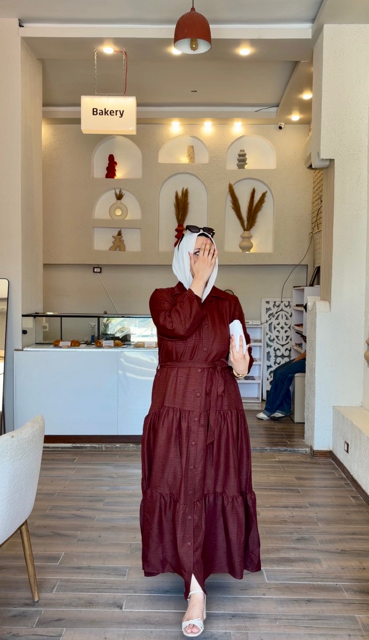 Elline Dress - Warm Brown