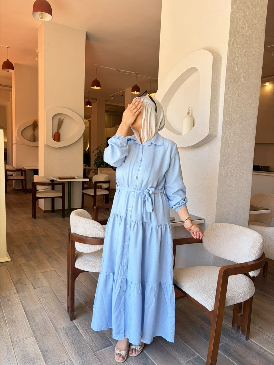 Elline Dress - baby blue