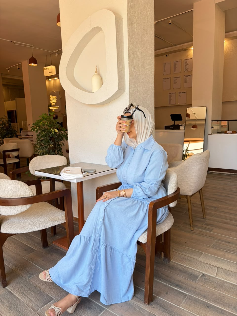 Elline Dress - baby blue
