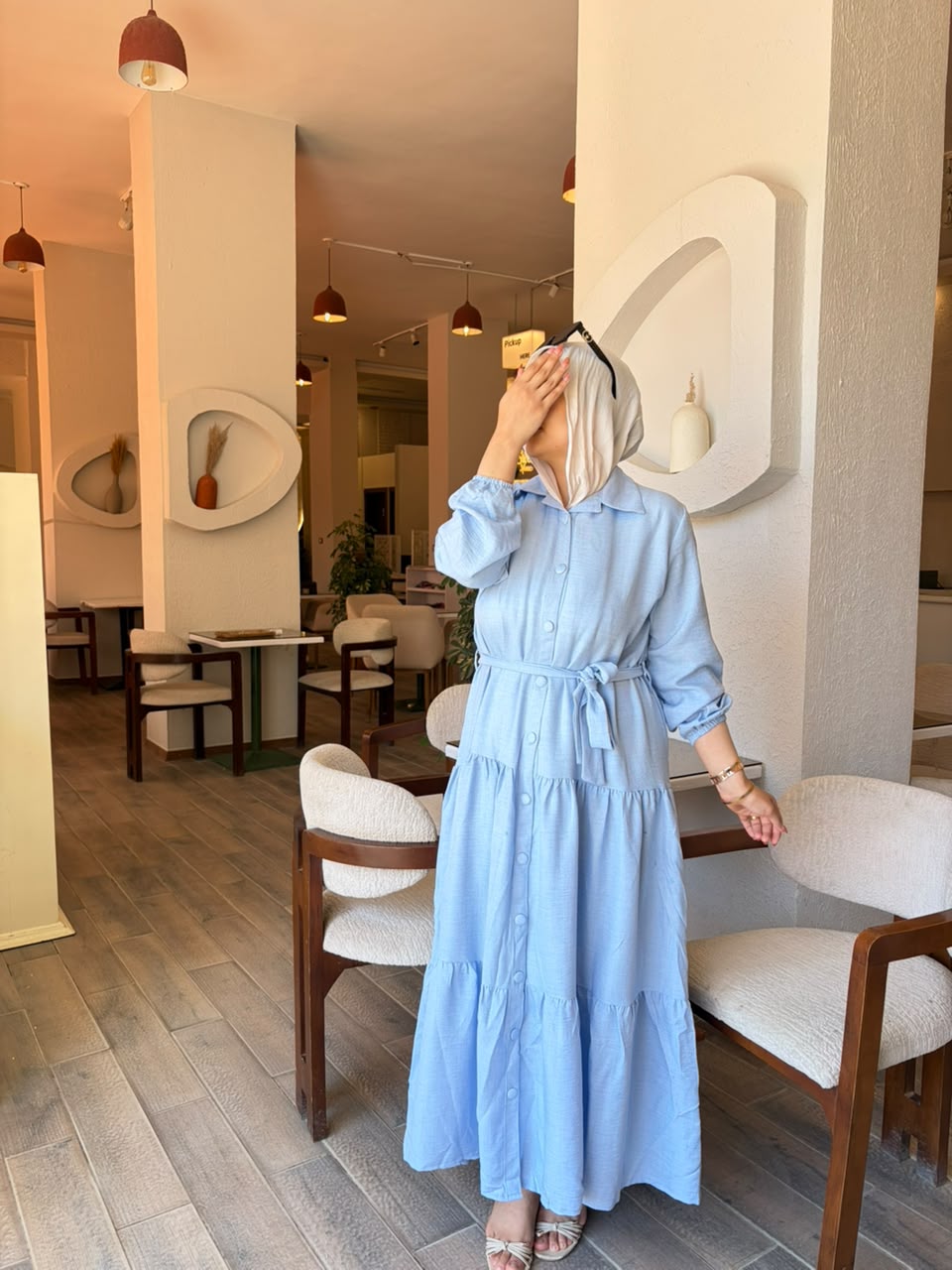 Elline Dress - baby blue